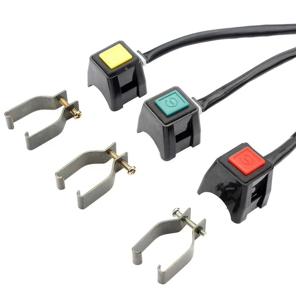 À Prova De Chuva ATV Motocicleta Duplo Esporte Quad Start Chifre Matar Fora Botão Interruptor Parada Acessórios Para Moto