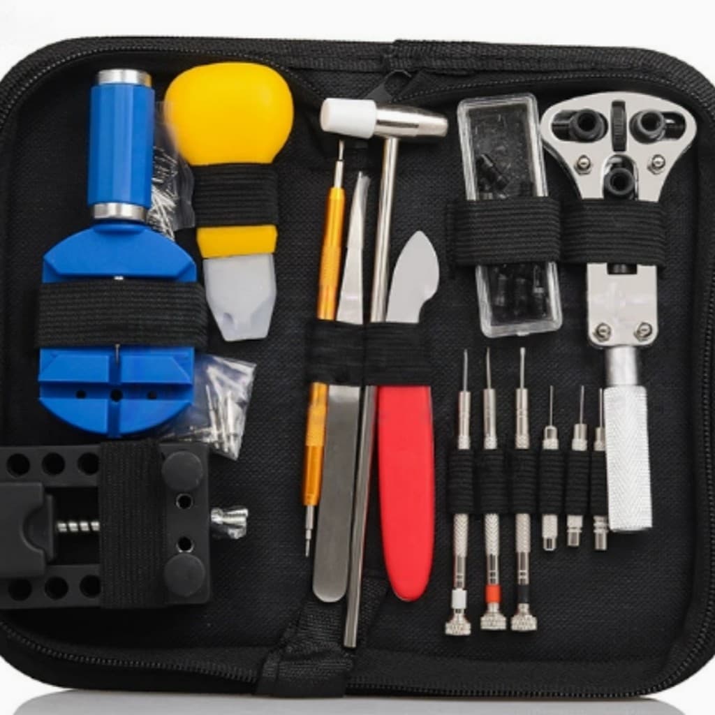 Kit De Ferramentas Relojoeiro Conserto De Relógio Manutenção estojo de Ferramentas kit de conserto para Relógio