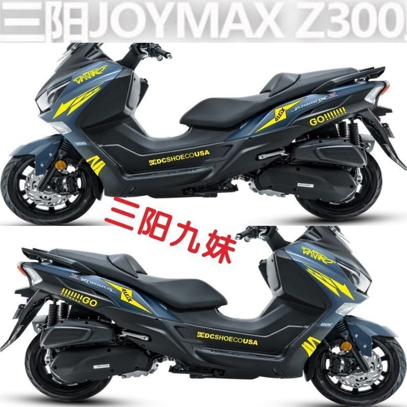 Adequado Para Sanyang Jiumei Adesivos De Carro sym Joymax Z300 Exclusivos Pedal Decoração Decalques Do Corpo Suprimentos