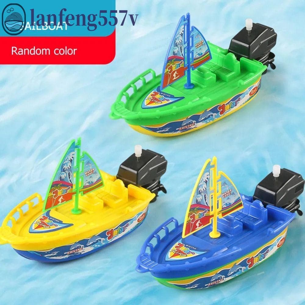 LANFENG Velocidade Barco Navio Acabar Brinquedo , Pequeno A Vapor Cor Aleatória Motor Relógio Brinquedos , Clássico