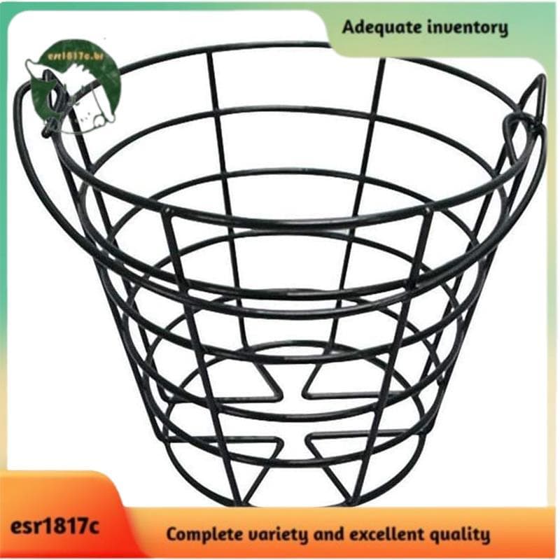 Cesta De Golfe De Metal Inoxidável Recipiente De Bola Suporte De Recipientes Contém 50 Bolas-Preto