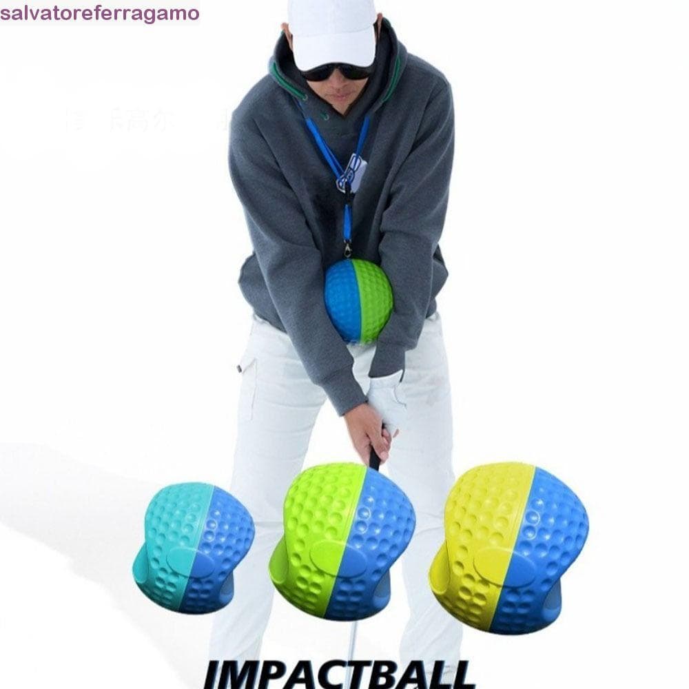 SALVATOREFERRAGAMO Golf Double Color Connect Ball , Ferramentas De Treinamento Swing Trainer