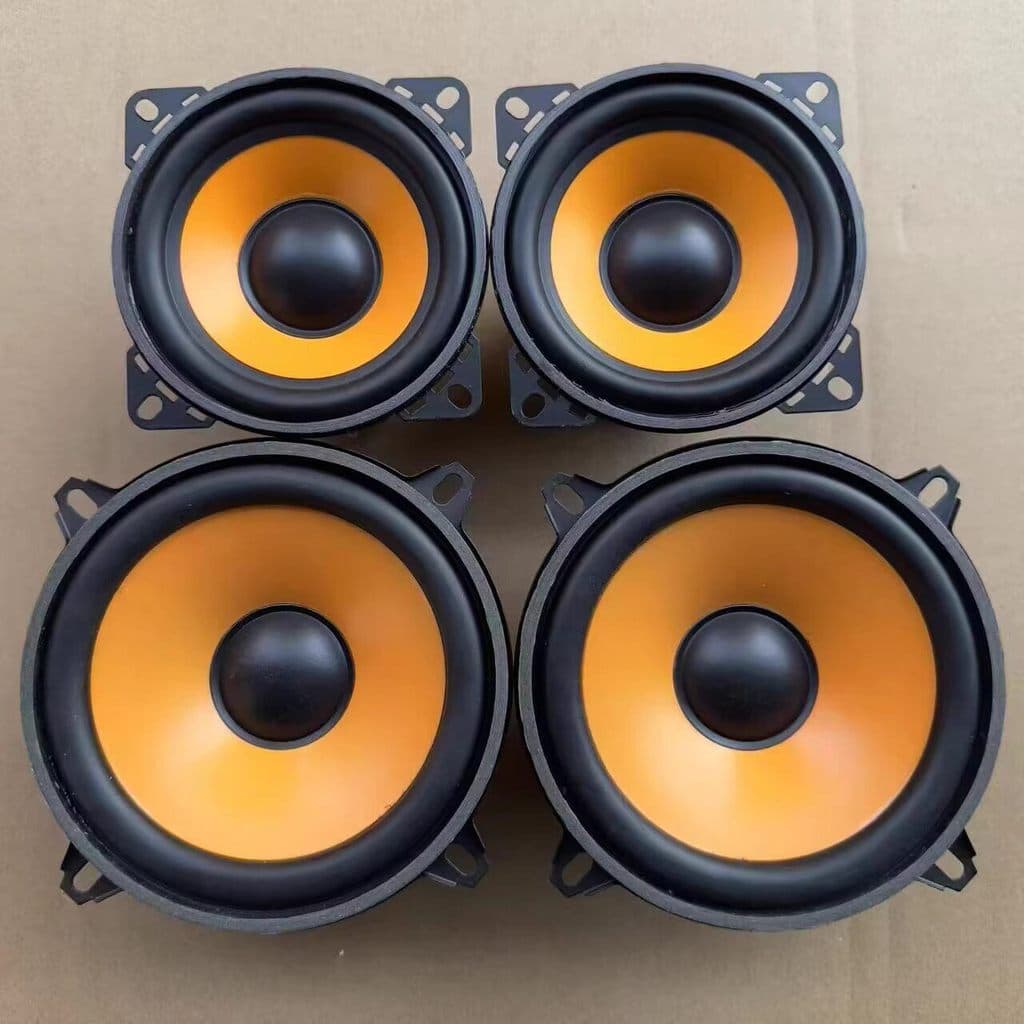 [Estritamente selecionado] Desmontagem do carro Baohua Berlin Voz Áudio do carro Alto-falante Coaxial Treble Middle Bass