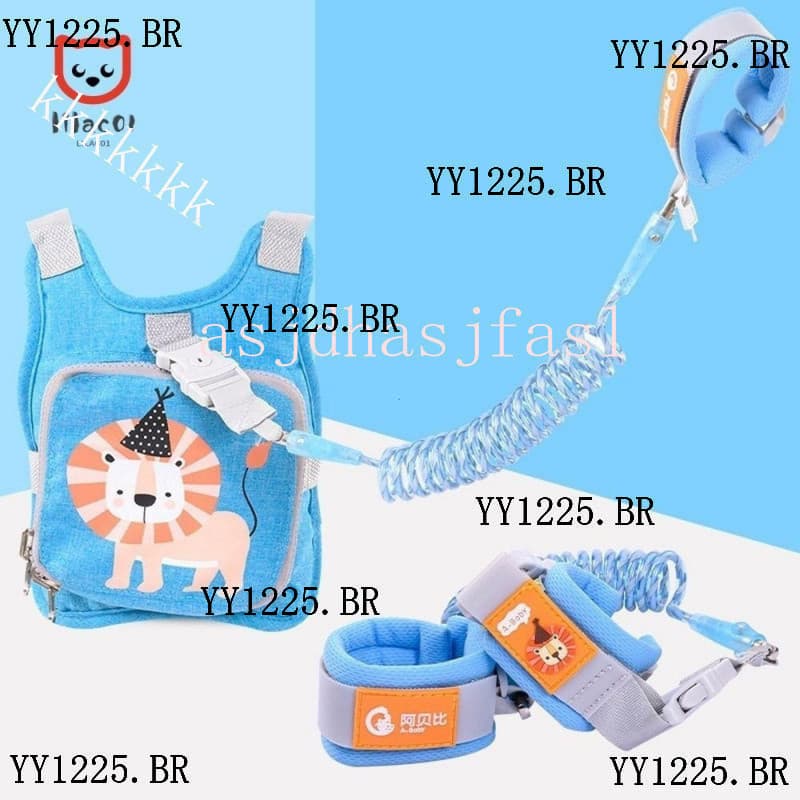 Elo De Pulso Anti-Perda , Trela Dobrável Para Crianças Leash Toddler Harness , Suprimentos Bebês Dinossauro Fofo Ajustáv