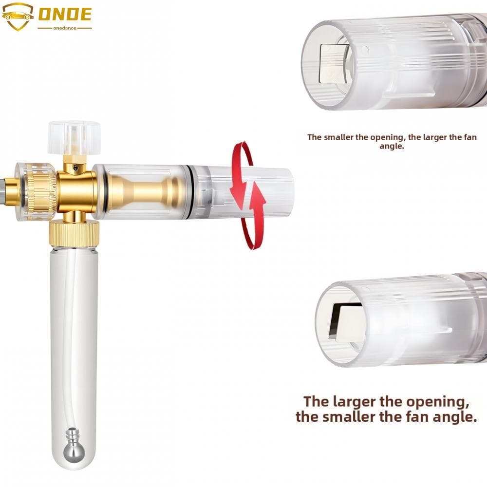 14 Inch Quick Connector Foam Spray Bottle 30ML for Adjustable Foam Concentration