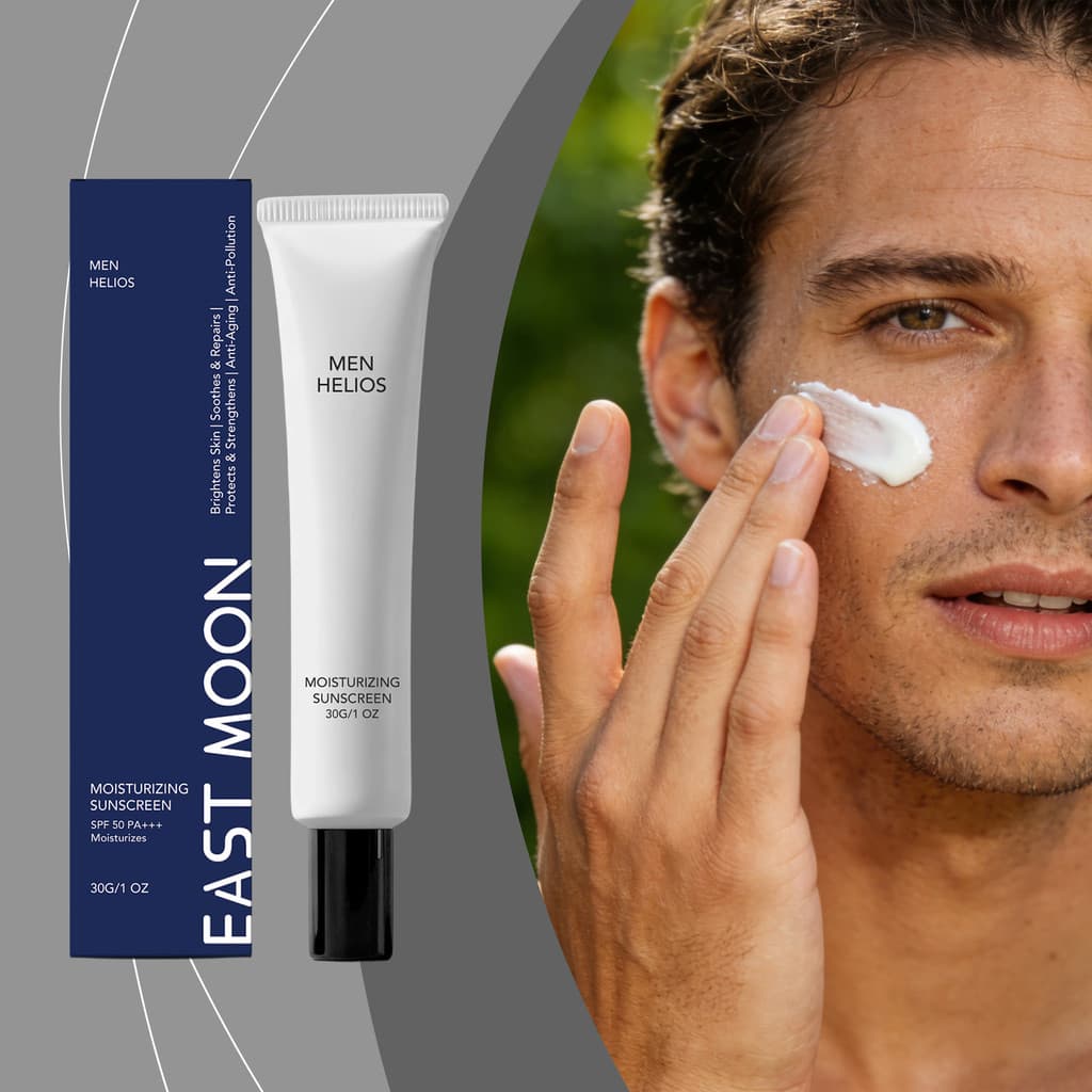 Cuidados Com A Pele De Hidratação Não Gordurosa : 30g Creme Facial Protetor Hidratante Masculino Solar Diário De Defesa