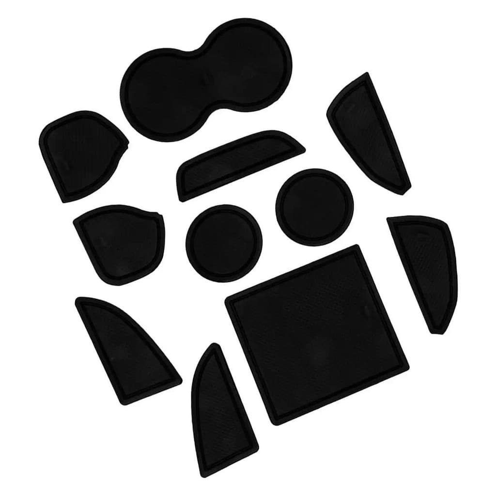 Anti-Deslizamento Portão Slot Esteira Suporte De Copo Almofada Console Forro Inserção Kit Apto Para Dodge Challenger 201