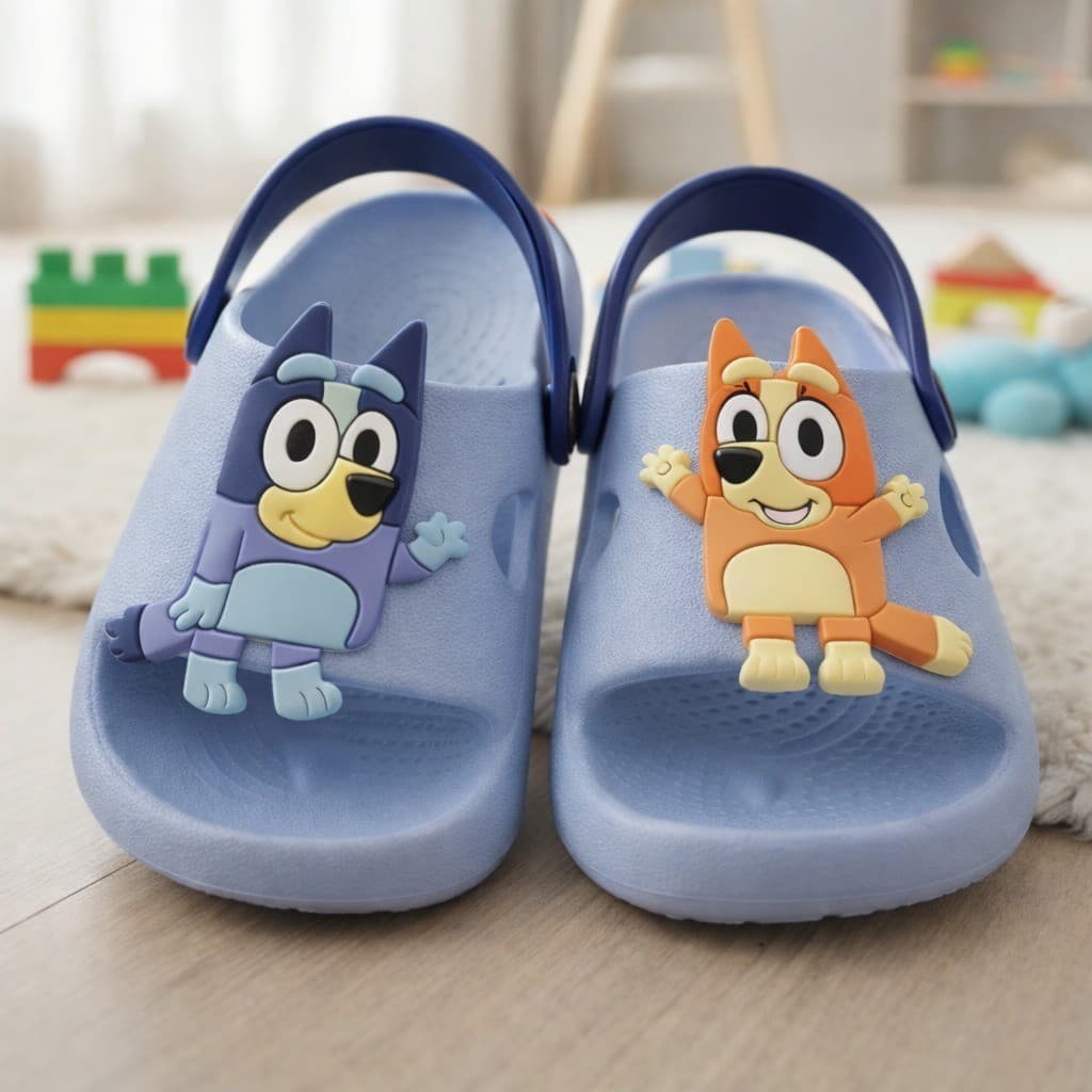 Chinelo Infantil Nuvem Slide Meninos Macio Confortável Leve Fofos Desenho Resistente Coloridos