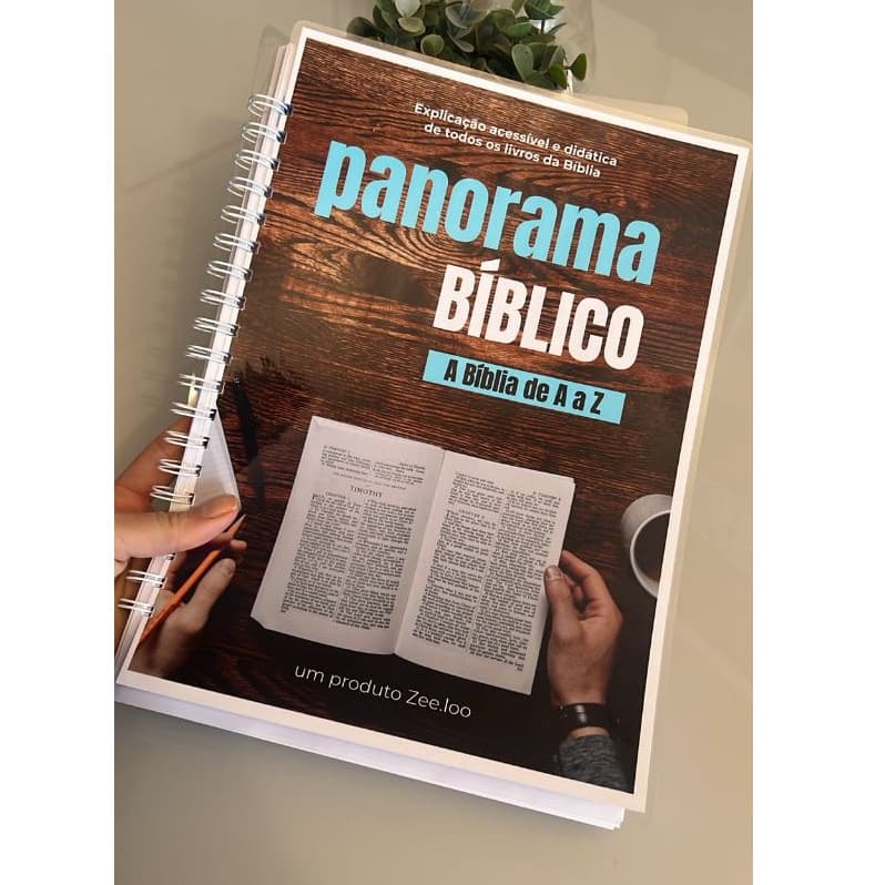 Panorama Completo de A a Z Antigo e Novo Testamento encadernado