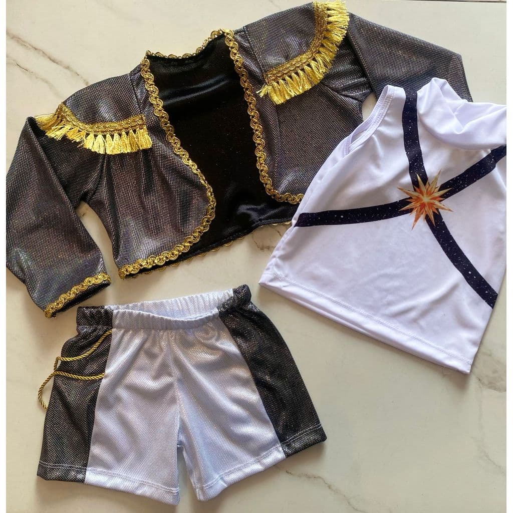 Fantasia Guerreiras do Kpop Huntrix Golden Infantil Feminina