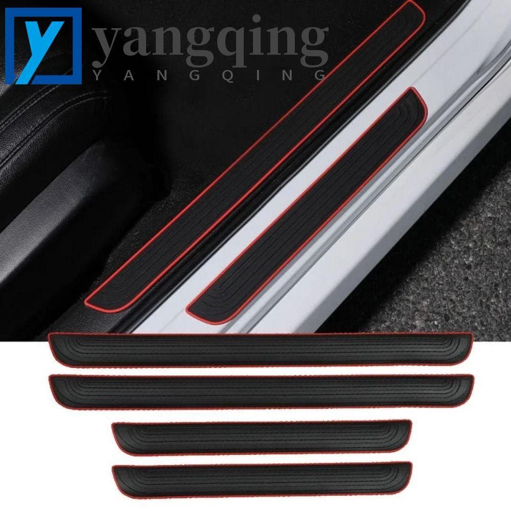 Adesivos De Soleira De Porta De Carro YANGQING , Capas De Borracha Antiarranhões Para , À Prova D'água
