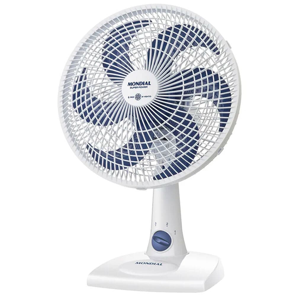 Ventilador de mesa 30cm 6 pás 3 velocidades VSP-30-W