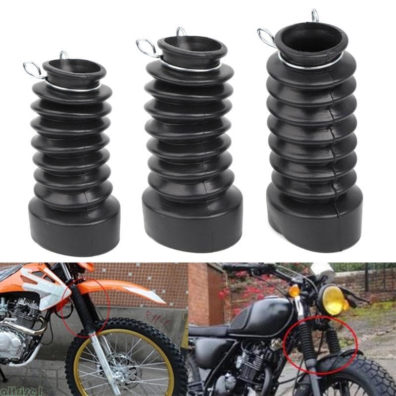 Todos Os 2 Peças Capa Garfo Motocicleta 27 30 33mm Proteção Amortecimento Poeira Botas Choque Biciclet