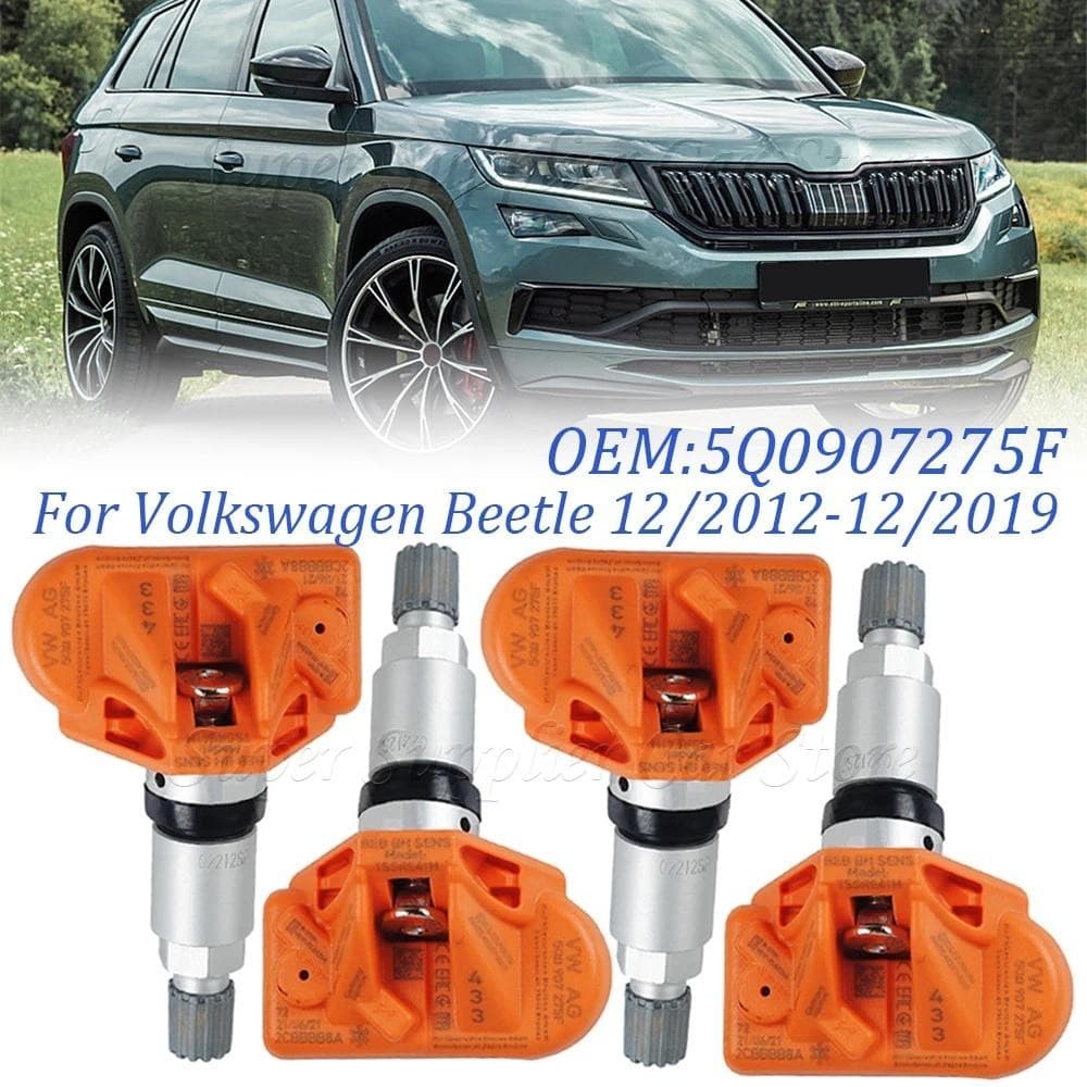 5Q0907275F 5Q0907273B Para Volkswagen MQB Polo Beetle Golf Tiguan Sharan Passat CC Audi A3 TPMS 433Mhz Sensores De Imprensa
