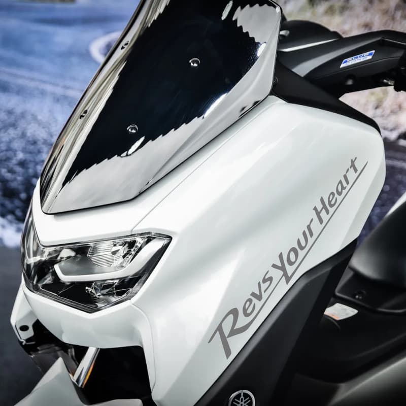 Adequado Para YAMAH NMAX155 Adesivos De Carro Modificado À Prova Dwaterproof Água Cabeça Do Decoração Guirlanda Reflexiv