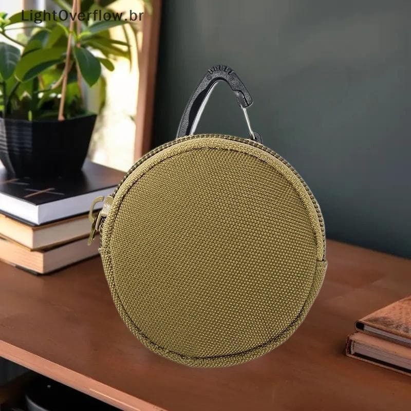 Capa Para Fone De Ouvido Esportivo E Externo , Bolsa Suspensa Chave , Mini Redonda Moedas , Armazenamento Simples Modern