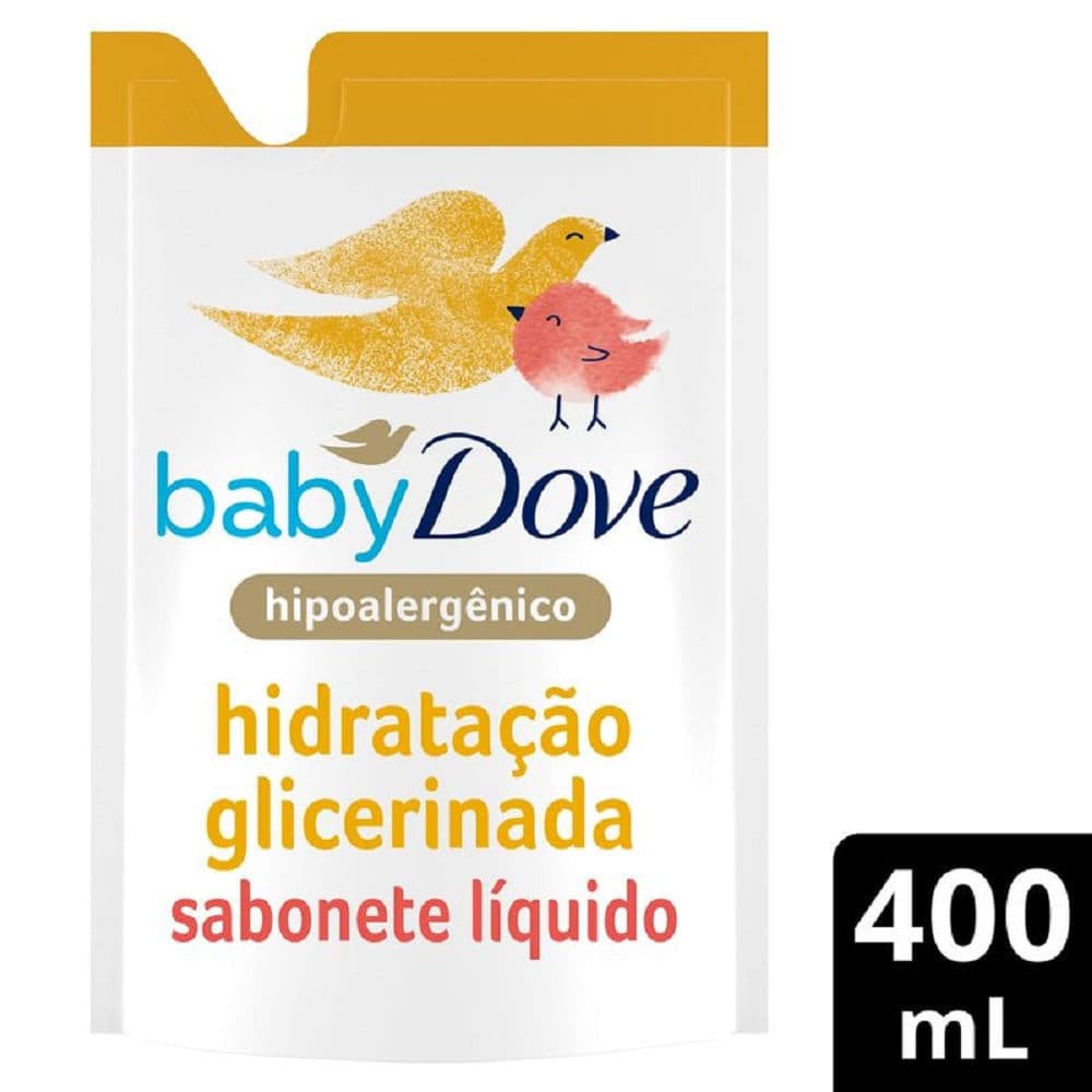 Sabonete Líquido Dove Baby Hidratação Glicerinada Refil 400ml