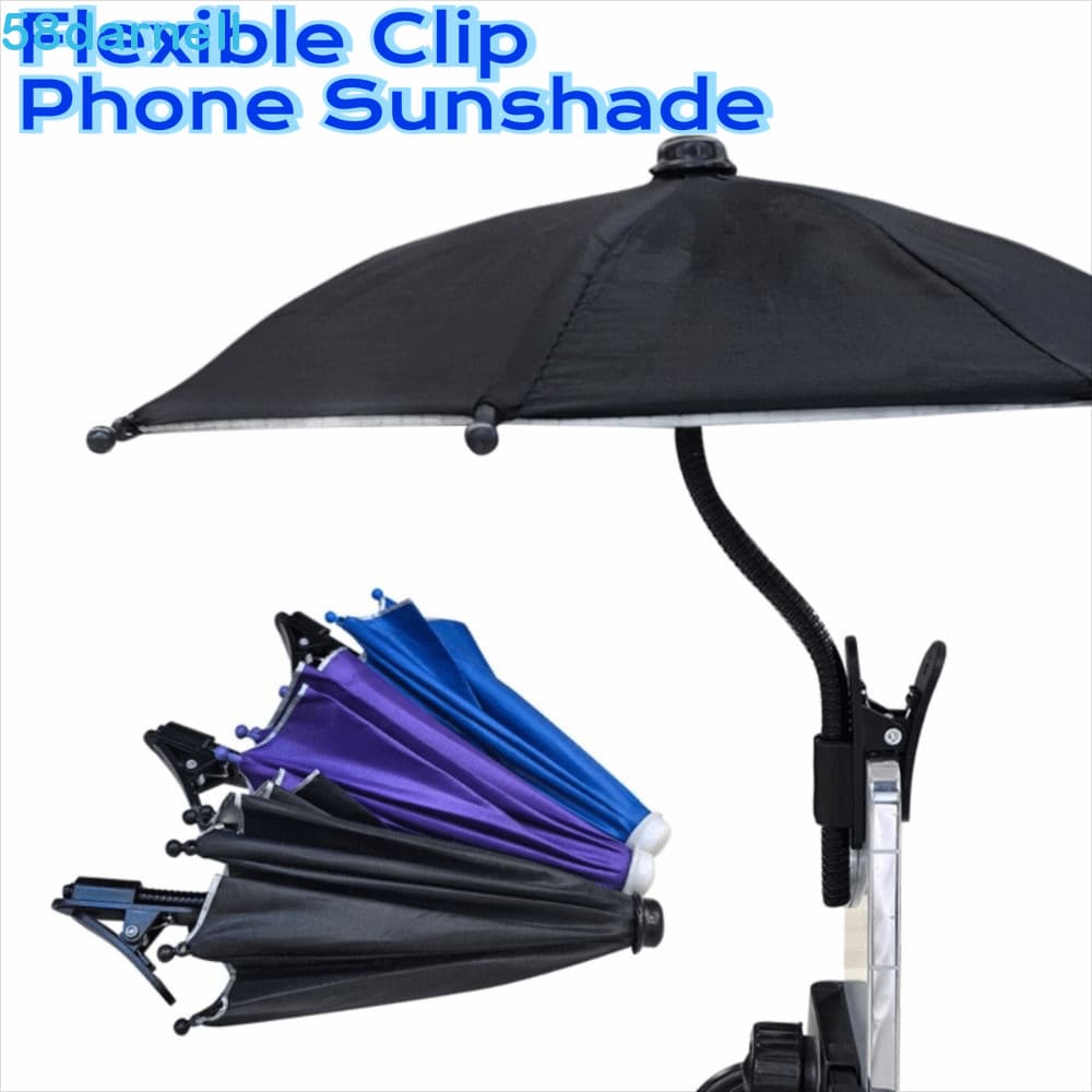 Guarda-Sol Do Telefone Móvel Carro De DARNELL , Chuva Anti-Reflexo Celular Projeto Da Dobra , Com Suporte Grampo