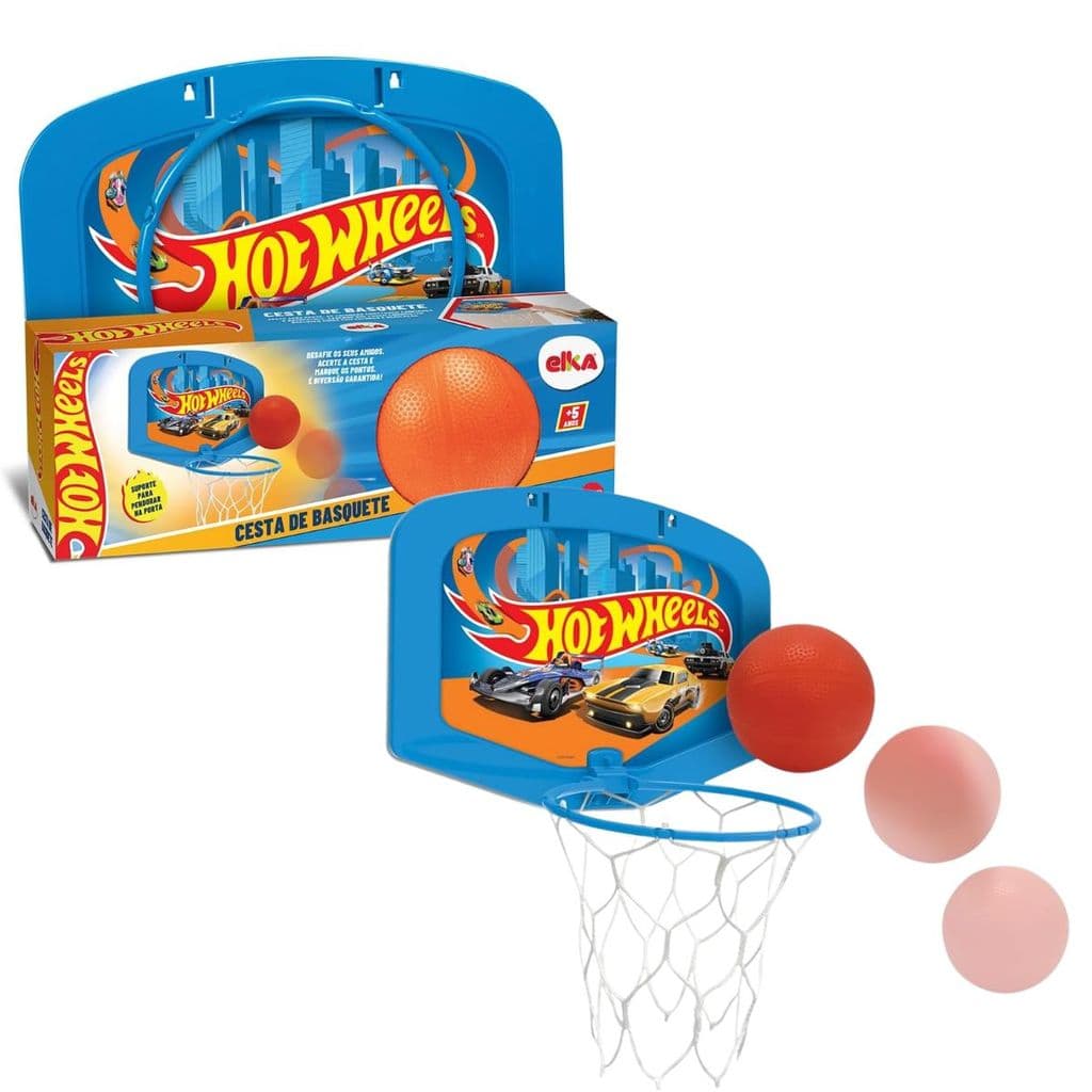 Cesta Basquete Com Bola Hot Wheels 1327 - Elka