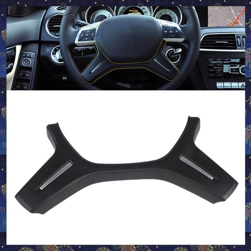 Guarnição Da Tampa Inferior Do Volante Carro Para Cem ML GLS G Classe W204 W212 W166 W463
