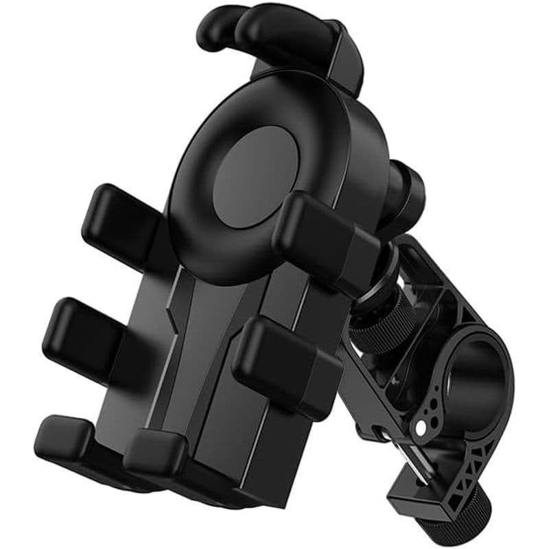 Suporte antirroubo de liga de alumínio para motocicleta, bicicleta e celular, modelo 2026, com airbag, aderência super f