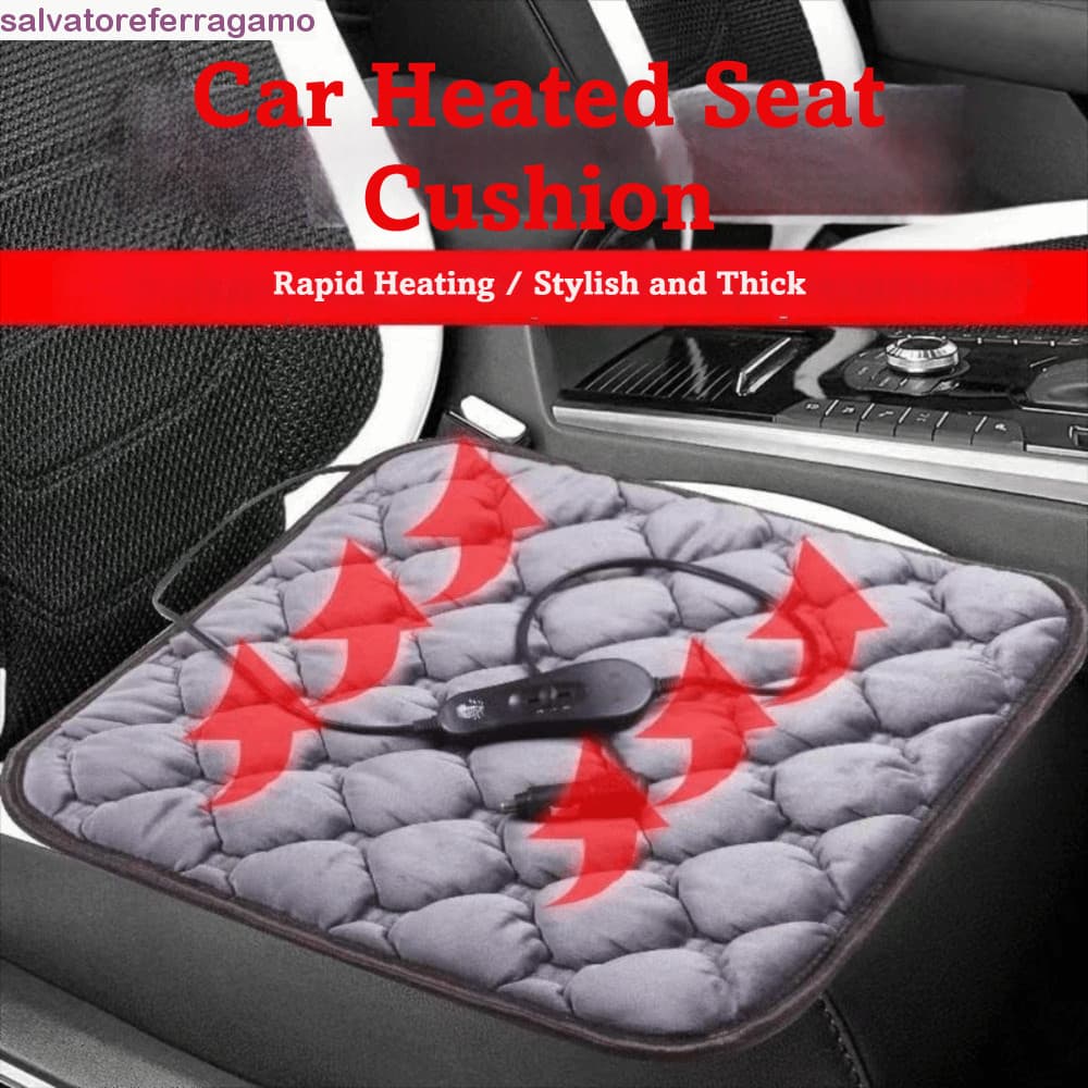Almofada De Aquecimento Elétrica SALVATOREFERRAGAMO , Assento De Carro Aquecida Com Energia Multitensão 24V , Calor De I