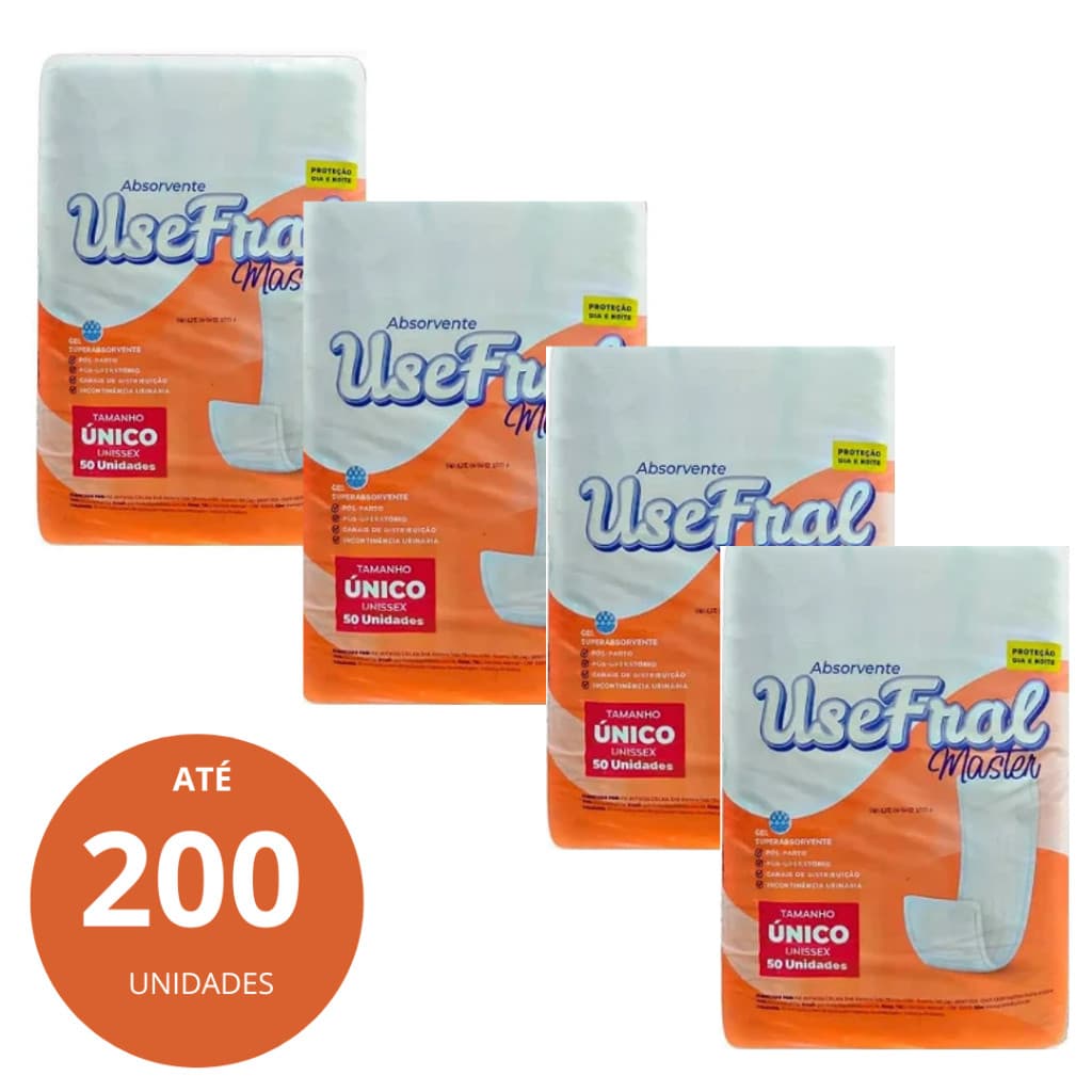 KIT ABSORVENTE GERIATRICO/ ADULTO POS PARTO POS OPERATORIO INCONTINECIA USE FRAL