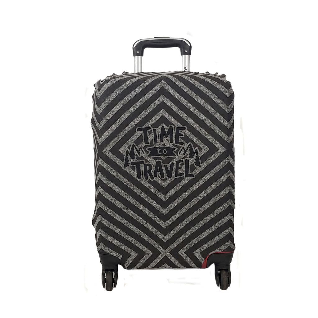 Capa para Mala Viagem Mescla Zig Grafite