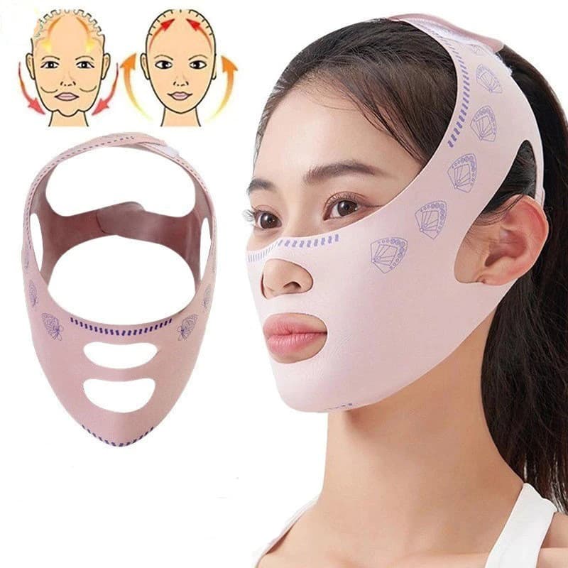 V-Line Rosto Shaper Emagrecimento Bandagem Massagem Facial Cinta Queixo Bochecha Levantar Cinto Máscara De Levantamento