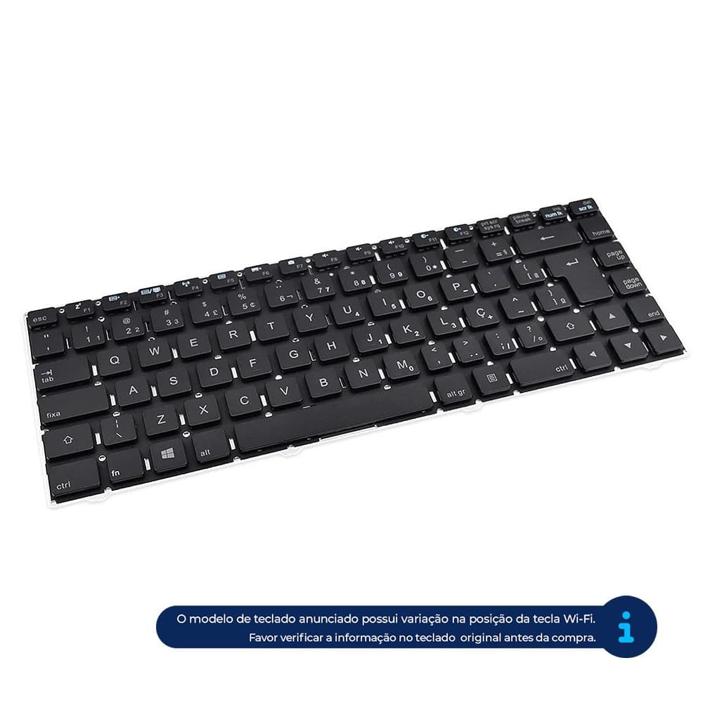 Teclado para Notebook Semp Toshiba Sti NI 1403 | Preto ABNT2