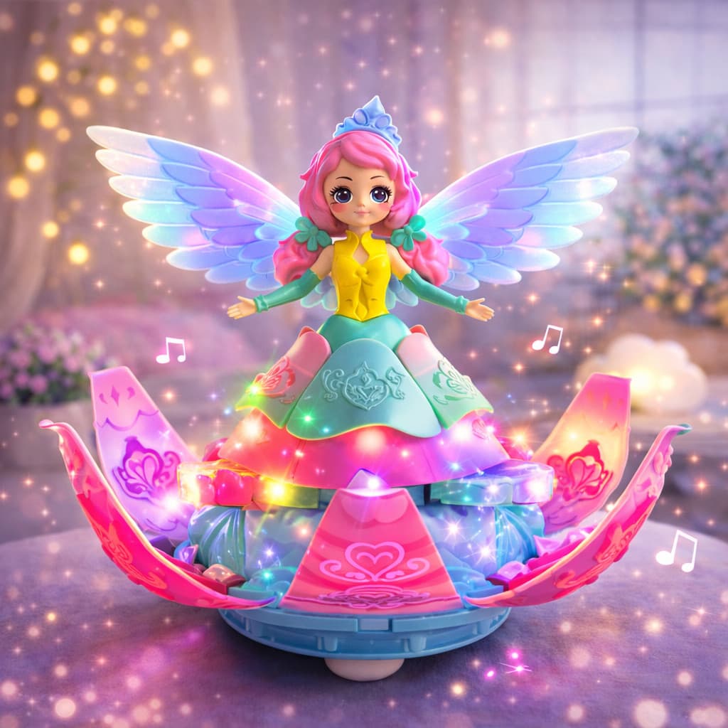 Boneca Fada Voadora Mágica Com Sensor De Mão Brinquedo