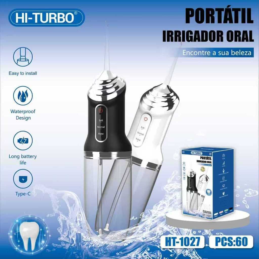 Irrigador Dental Portátil Elétrico Sem Fio 3 Modos Limpeza Profunda