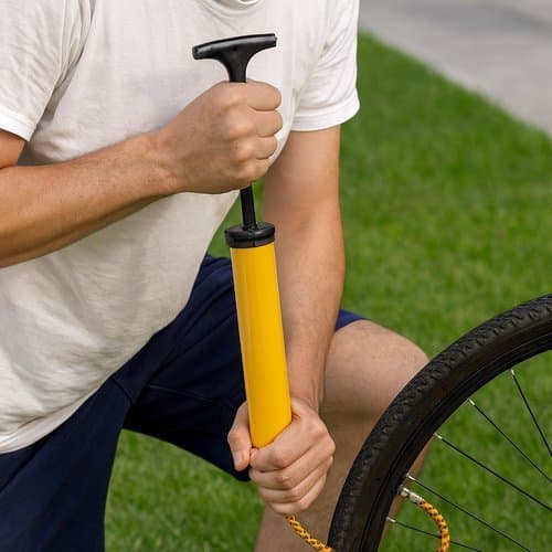 Bomba de Ar Manual Portátil 24cm Para Bola Pneu Compacta Fácil de Usar Pronta Entrega