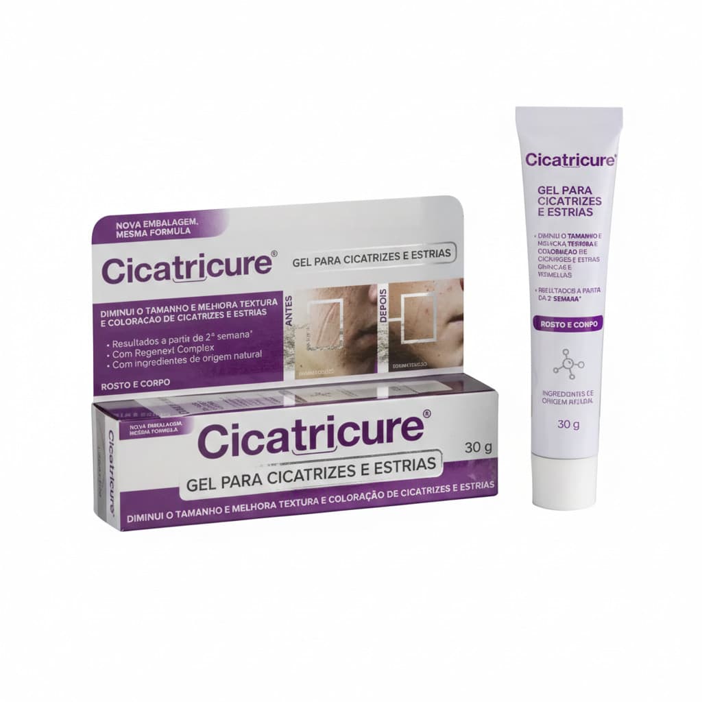 Gel para Cicatrizes e Estrias Cicatricure Rosto e Corpo com 30g