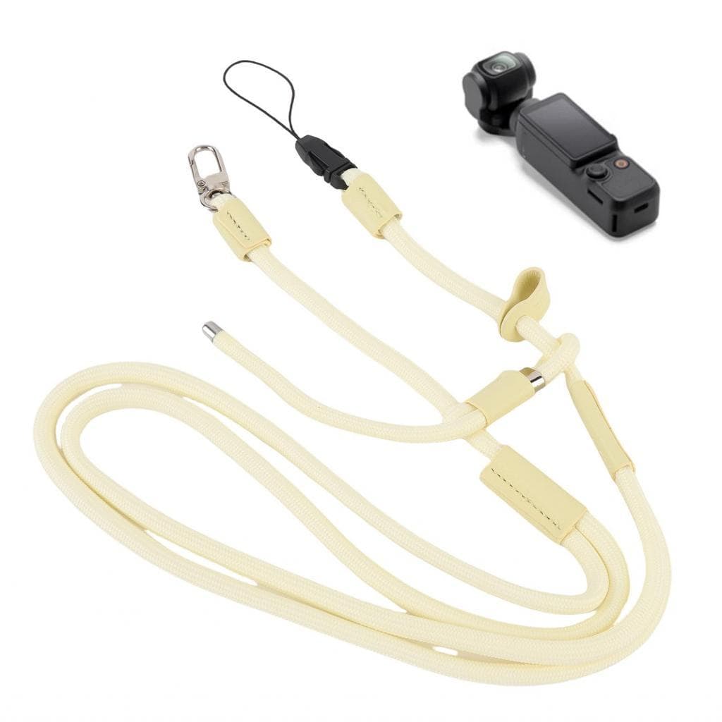 Corda de cordão para câmera, fibra de poliéster de liberação rápida tecida para 3