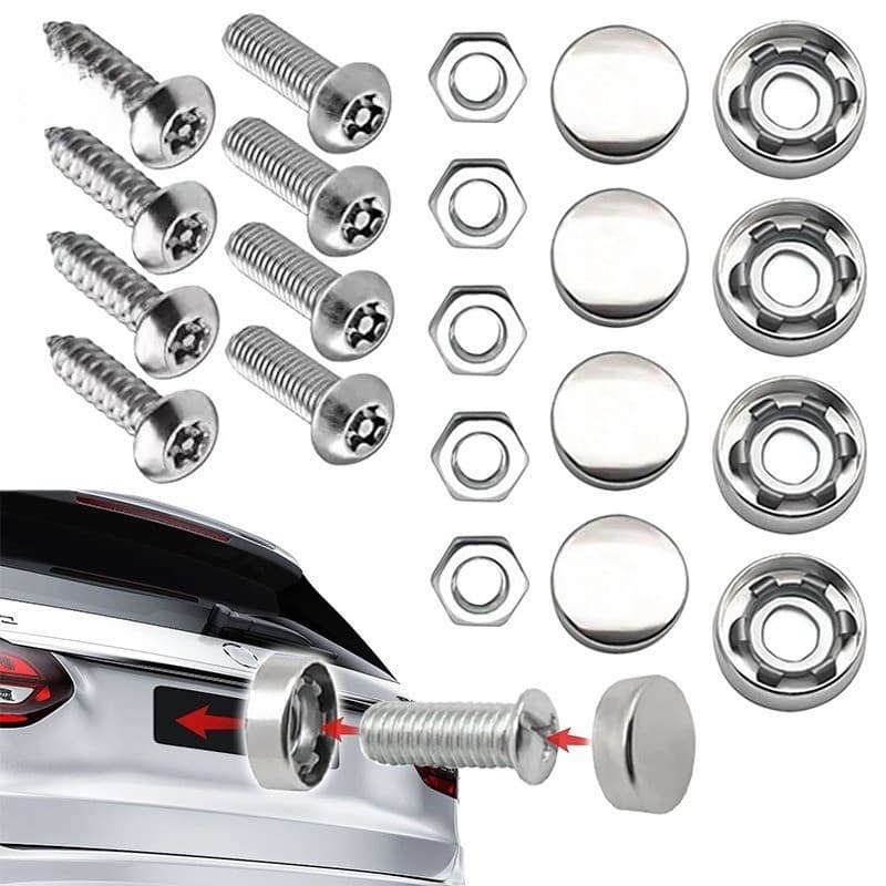 Carro Elétrico Anti-Roubo Fixação Parafuso Placa Fivela De Aço Inoxidável Universal Acessórios Do REFI