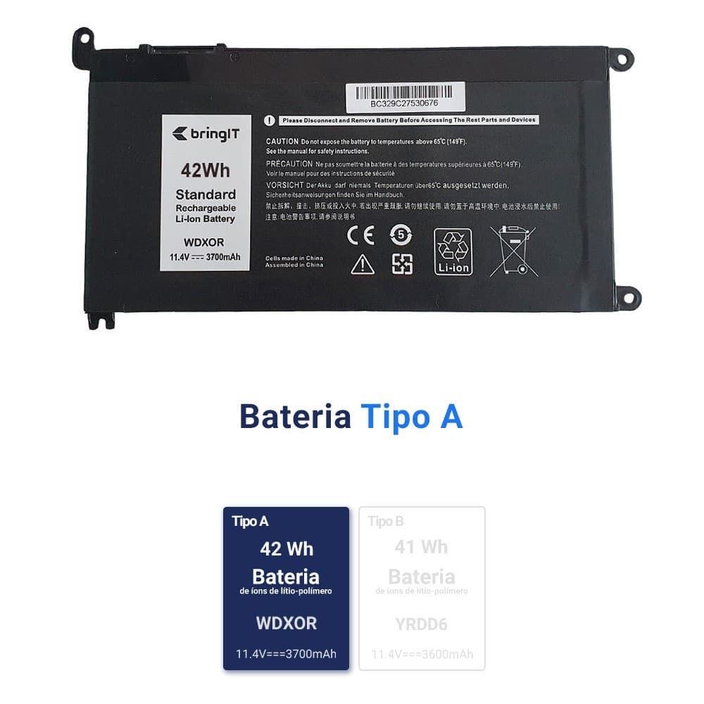 Bateria para Notebook Dell Inspiron 3583 WDXOR