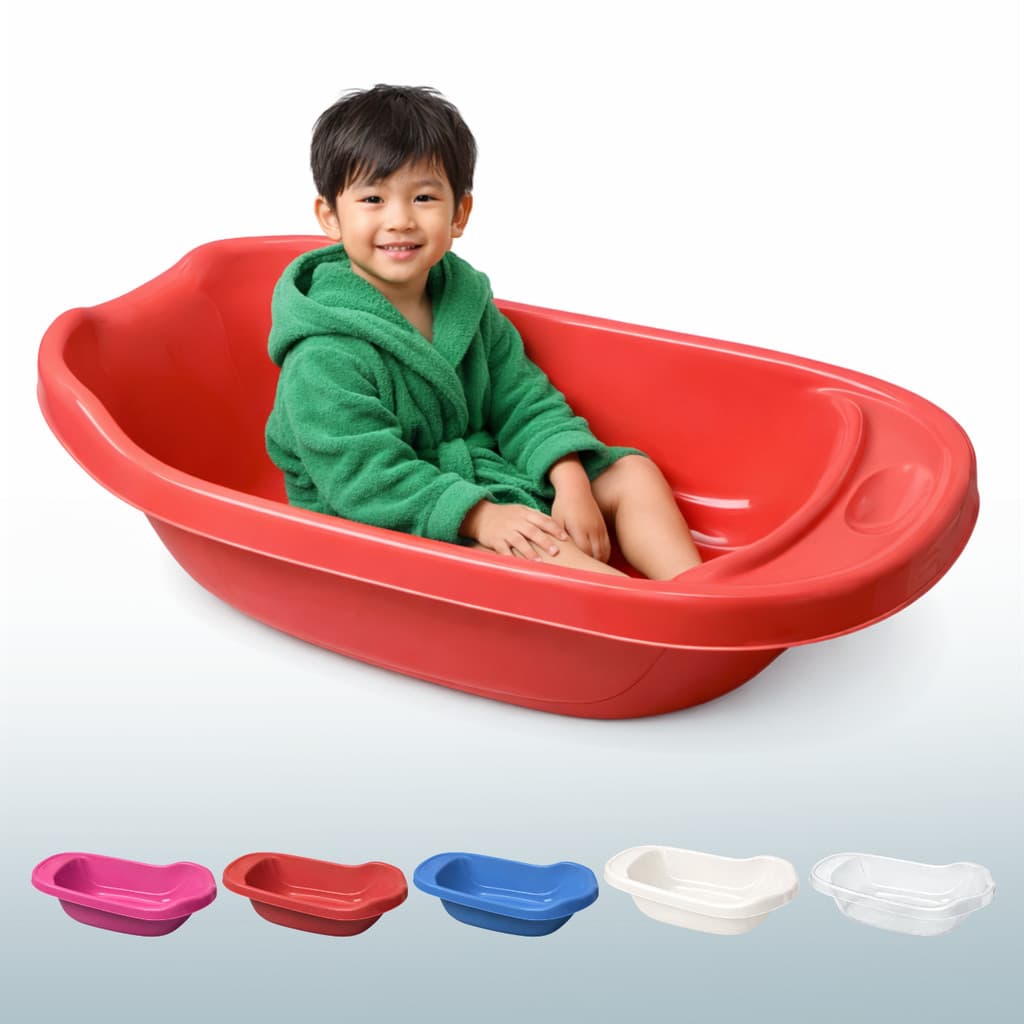 Banheira Grande Bebê Infantil 35 Litros Para Tomar Bainho Confortável Resistente