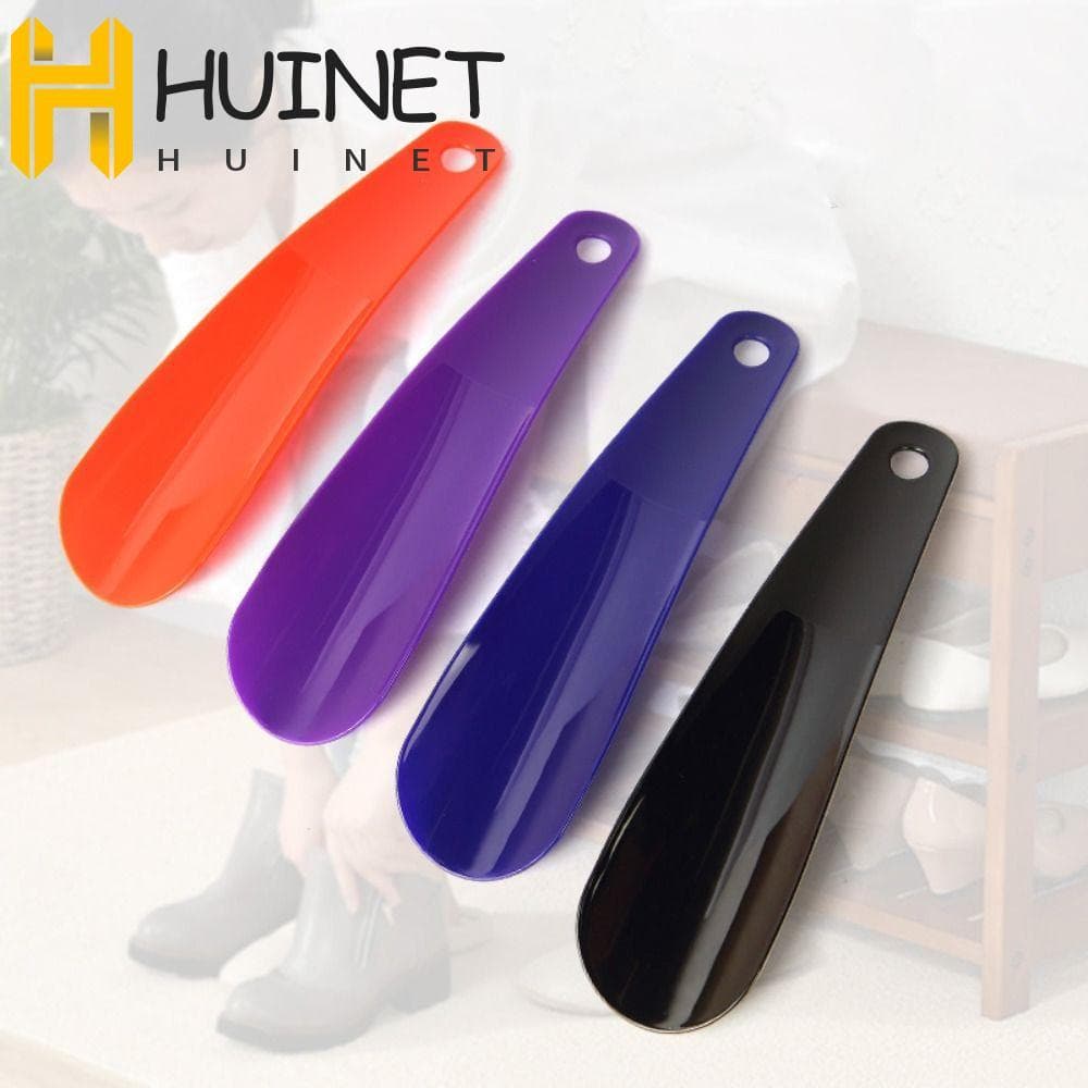 HUINET Calçadeira De 2 Peças , Alça Deslizante Em Formato De Colher De Plástico , Levantador De Sapato Profissional Flex