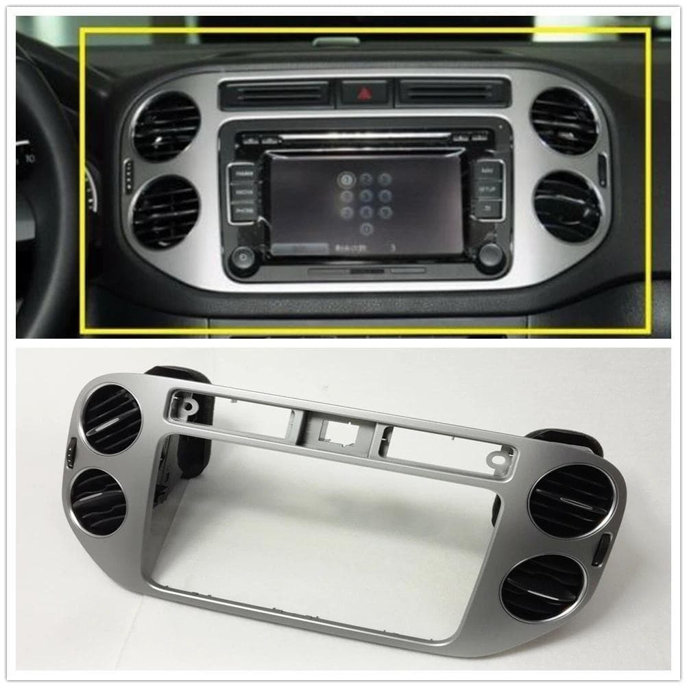 Para Volkwagen VW TIGUAN 2013-2018 5N Facelift Console Central Painel Saída De Ar Ventilação Capa Frente Traço A/C Condi