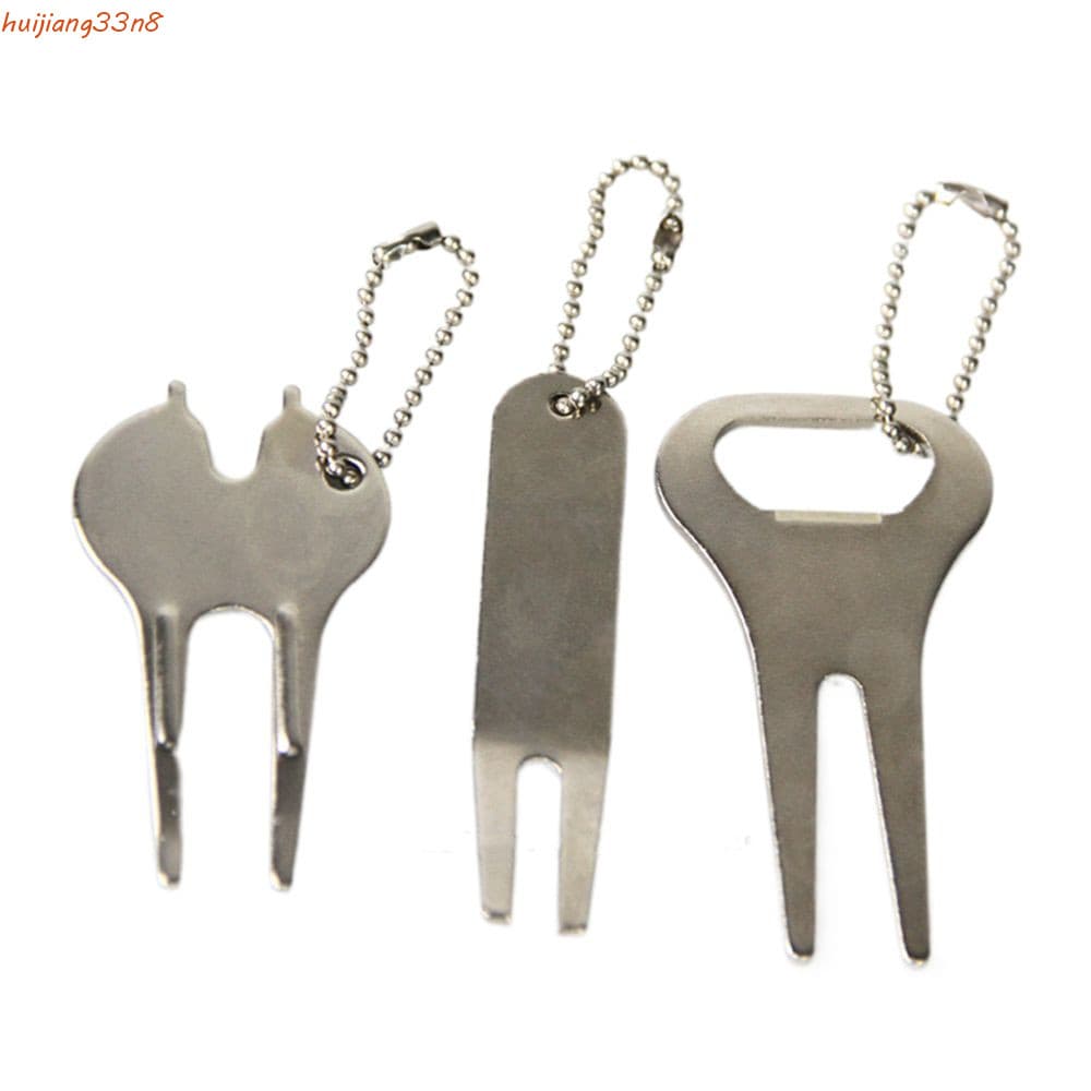 Ferramenta De Reparo De Divot HUIJIANG , Leve Com Correntes De Contas Forquilha De Golfe , Garfo Golf Green Fork