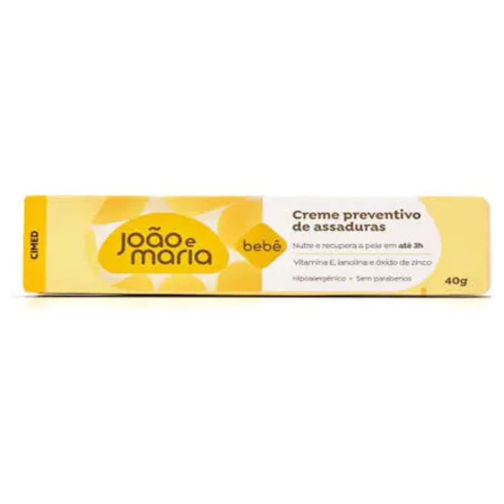 Cimed - João e Maria - Creme Preventivo de Assaduras 40g