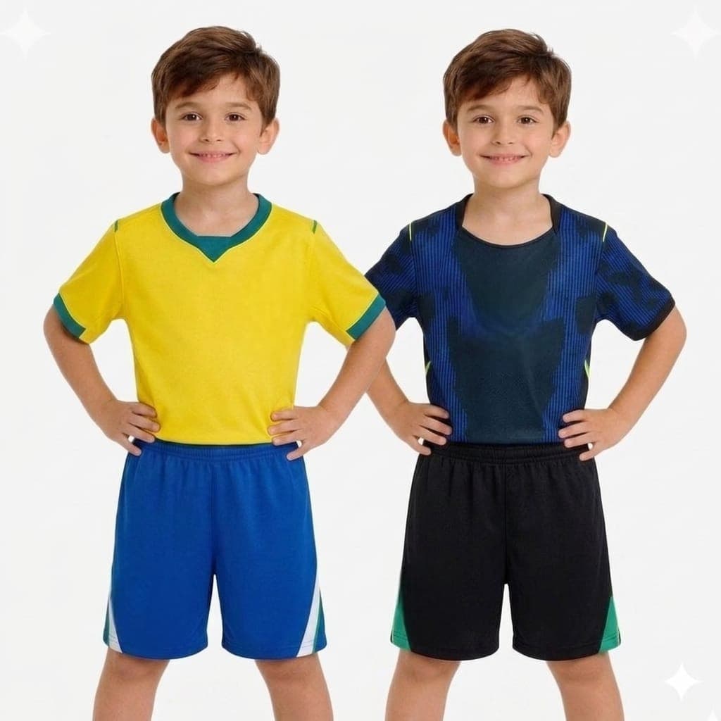 Conjunto infantil do Brasil seleção brasileira Copa do mundo 2026