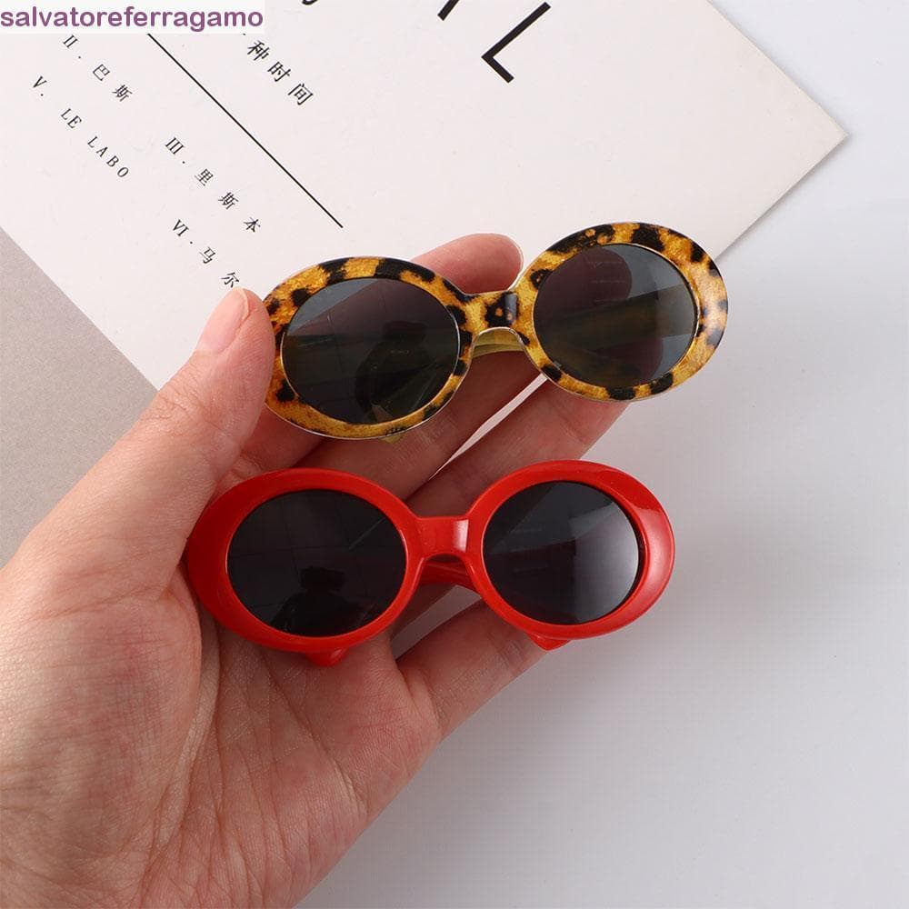 SALVATOREFERRAGAMO Óculos De Sol Para Gatos De Plástico Vintage Animais De Estimação Acessórios Moda Olho De Gato