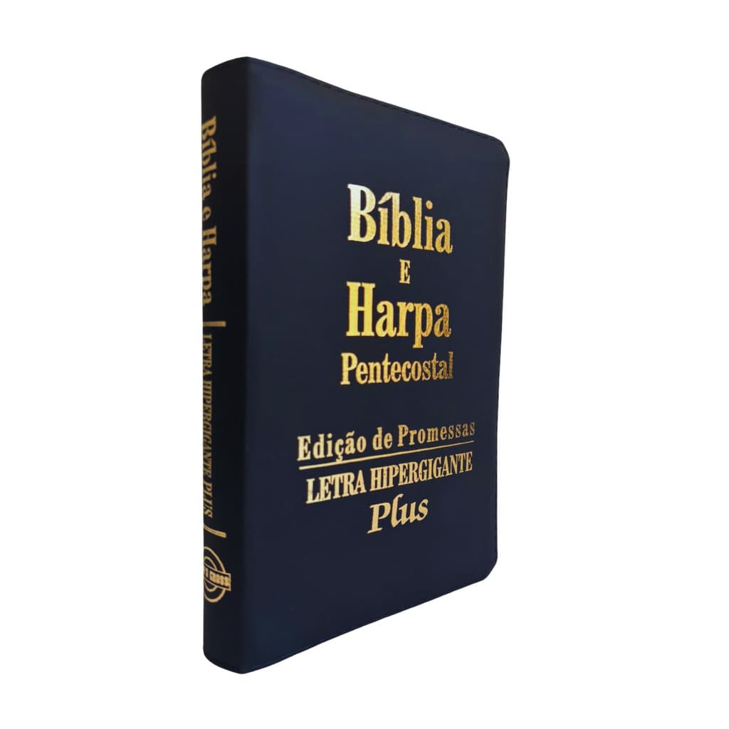 Bíblia Sagrada Letra Hiper Gigante Plus Zíper c Índice