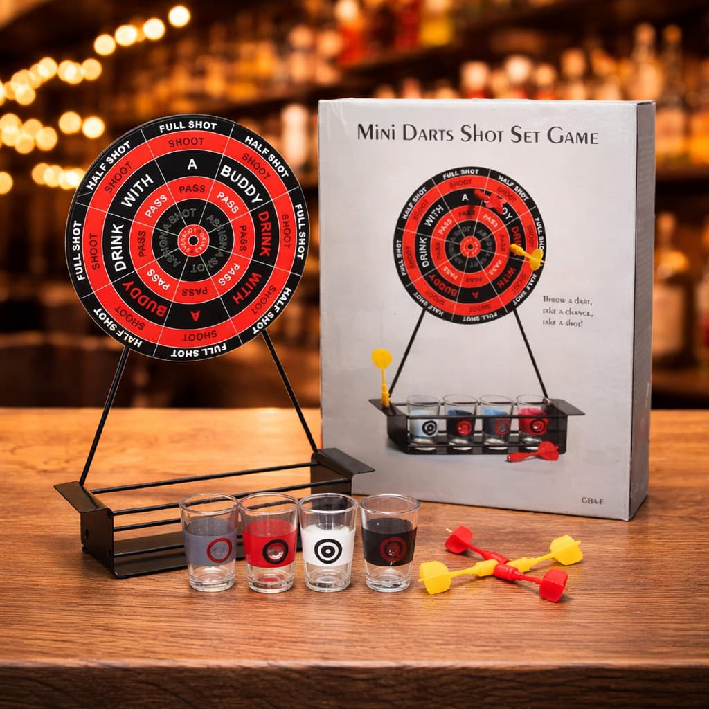 Jogo Dardo Magnético Shot Drink Game Diversão Festa Aniversário Amigo