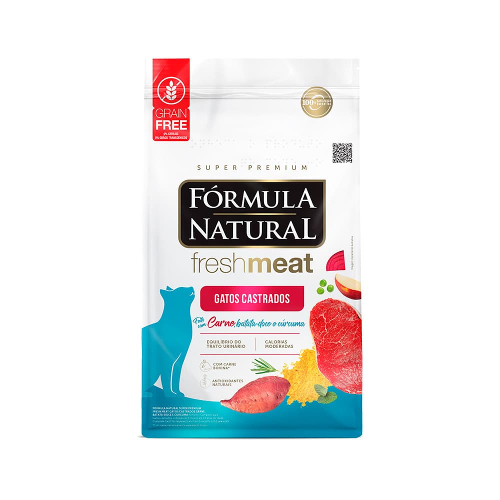 FORMULA NATURAL FRESH MEAT GATO CASTRADO CARNE 10,1KG