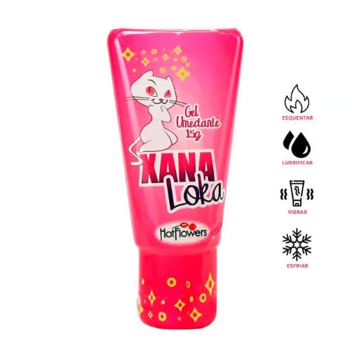 Xana Loka Lubrificante Intimo Feminino 15GR Hot Flowers Sex Shop