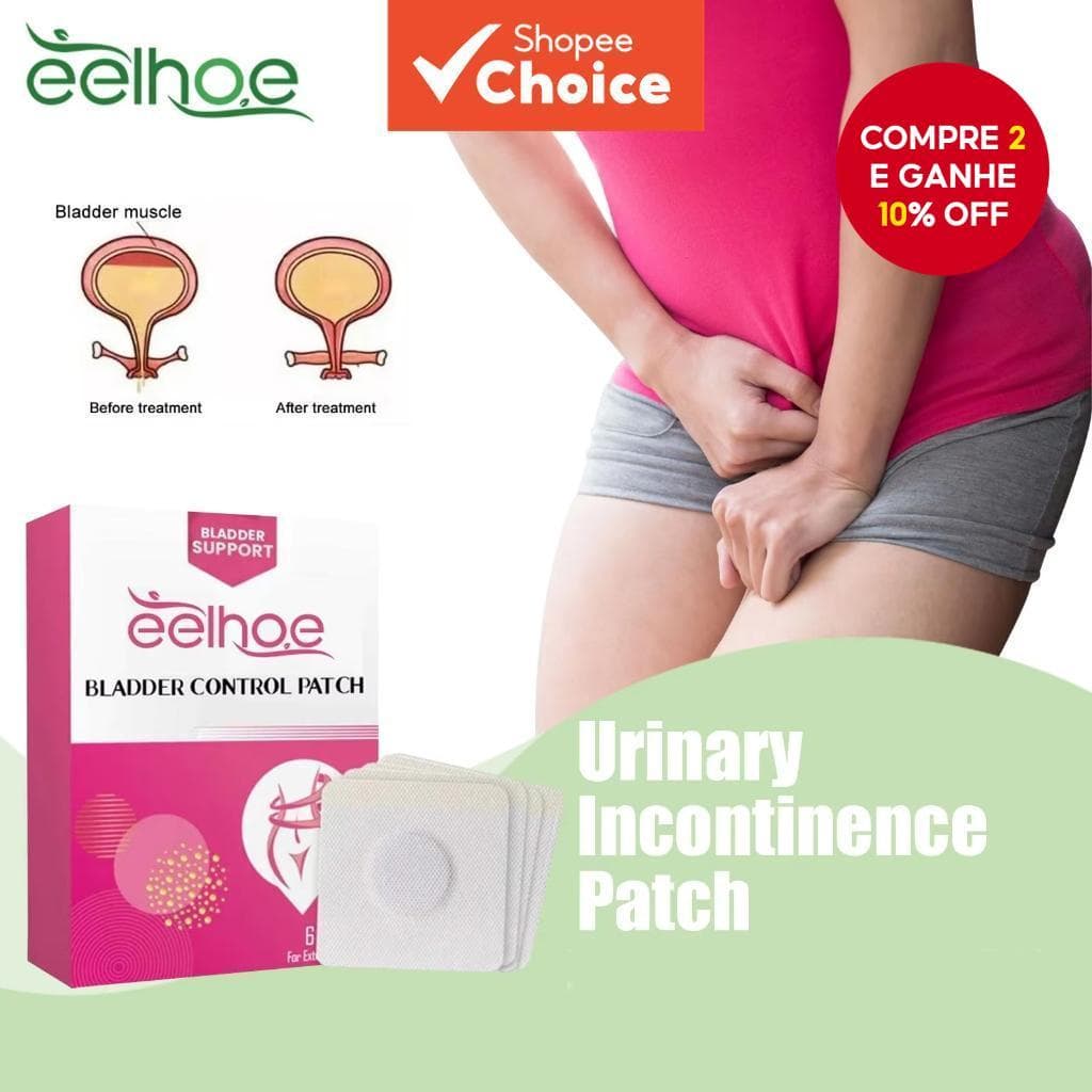  EELHOE Adesivo para Incontinência Urinária Feminino Trata Incontinência Urinária Pare de Urinar Frequentemente