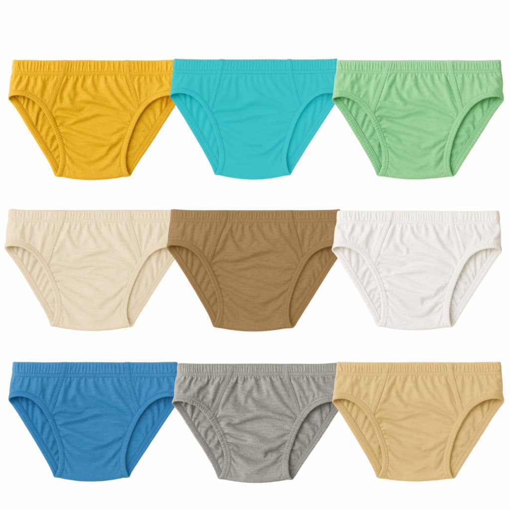 Kit 10 Cueca Slip Infantil Menino Para Criança De Algodão Revenda
